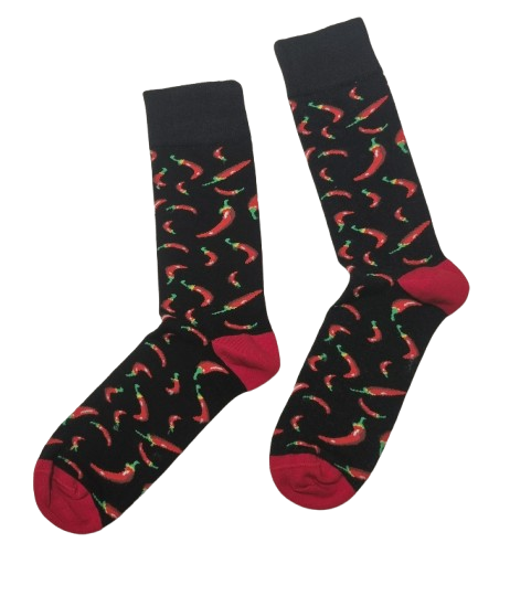 chorapi s cherveni chushki