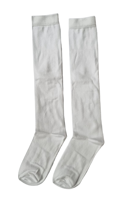 3-4ti beli damski chorapi