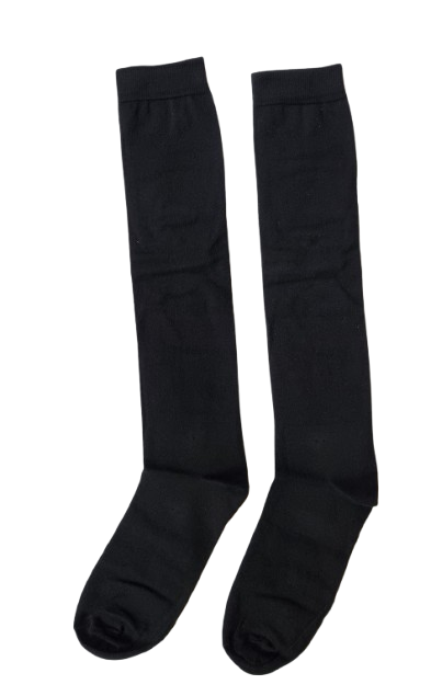 3-4ti cherni damski chorapi