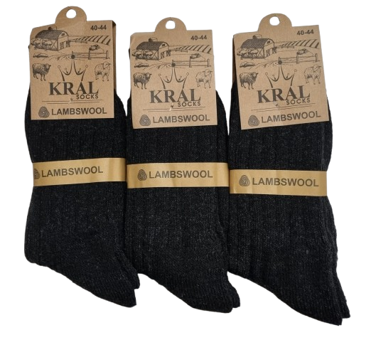 mazhki valneni chorapi kral - set 3 chifta