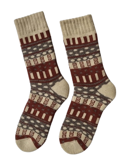 bezhovi damski valneni chorapi