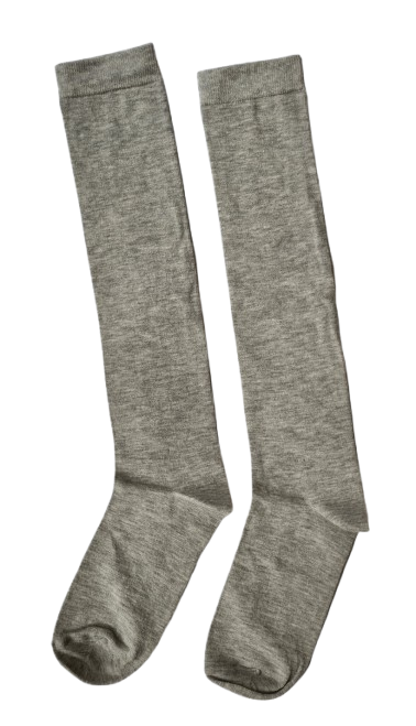 3-4ti sivi damski chorapi